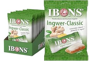 ‎IBONS IBONS Kaubonbons 10 x 92 g (Ingwer-Classic)