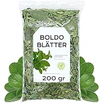 Boldo Leaves Dried Cut Herbal Tea - Peumus Boldus (25g) : Amazon ...