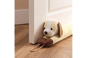 HBselect Paraspifferi Sottoporta 91cm Animale Paraspifferi Porta Blindata Paraspifferi Porta Adatto per Uso Interno ed Esterno Cane Giallo