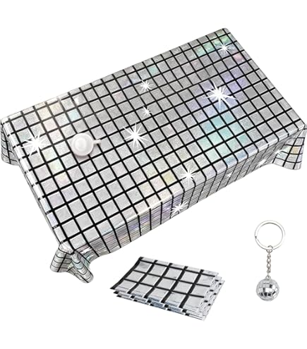 30 x 275 cm glitter disco party tafelloper retro jaren 70 80 thema verjaardagsfeestje decoraties pailletten zilver vrijgezellenfeest benodigdheden euforie dans feest decor bruiloft tafelkleed