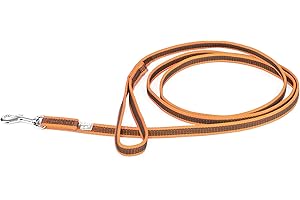 JULIUS K-9 Julius-K9 218GM-OR-S2 Laisse antidérapante Color & Gray avec poignée, 14 mm x 2 m, Orange-Gris