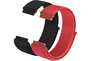 KIBDSNG Fabric Nylon Watch Straps 16 mm 18 mm with Quick Release Sport Breathable Replacement Strap for Men Women
