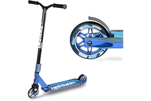 Fun Pro Insane2, Scooter acrobático hasta 100 KG, 36 Meses de garantía, ABEC9, HIC, Ruedas de 110mm con núcleo de Aluminio, Distribuidor de Hamburgo (Stunt Fun Trick Scooter)