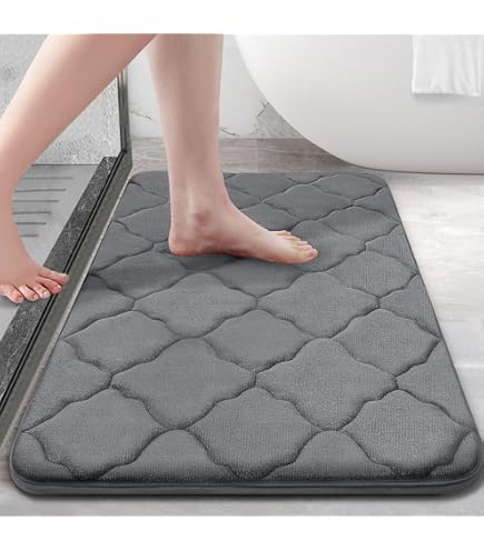 Tappeto Bagno In Memory Foam - Antiscivolo, Assorbente, Lavabile, Morbido E Comfortevole, Modello 141 - Foto 4