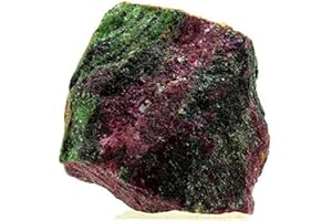 PIERRETOILES Rubis Zoïsite -5 cm Pierre brute extra pierre de collection Rubis sur Zoïsite (Anyolite) Lithothérapie Pierre Naturelle Minéraux - Pierre brute