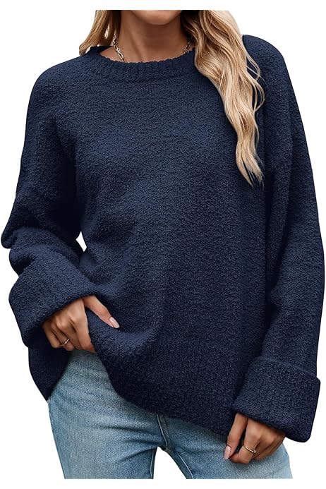 Otoño E Invierno Suéter De Mujer Con Rayas Arcoíris Cuello