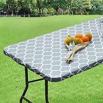 Folpus 90 cm x 90 cm, copritavolo quadrato lavabile, tovaglia estensibile in poliestere per picnic, feste, interni, decorazioni natalizie, Nero