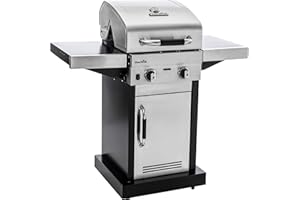 Char-Broil Advantage Series 245S - Gril à gaz à 2 brûleurs, acier inoxydable.