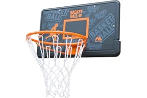 Silver Valley Wall Mount Basketball Hoop Backboard Set For Outdoor and Indoor