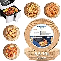 GWY Plateau De Rechange Pour Friteuse à Air Ninja AF101 4 QT AF161 Max XL AF150 XL 5,5 L, 21,6 Cm, Ronde De Qualité Alimentaire, Passe Au Lave-vaisselle