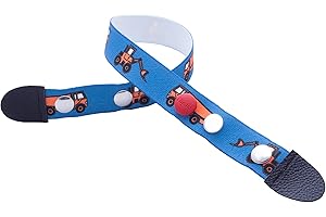 CLIP.HO Clip Ho Kinder Gürtel ohne Schnalle 19 verschiedene Variationen, Blau, 116