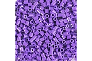 Vaessen Creative Perlas Fusibles, Morado, Set de 1100 Piezas DIY para Niños, Creación de Joyas, Decoraciones Hechas en Casa y Otras Ideas de Manualidades, Púrpura, Talla única, 5009-033