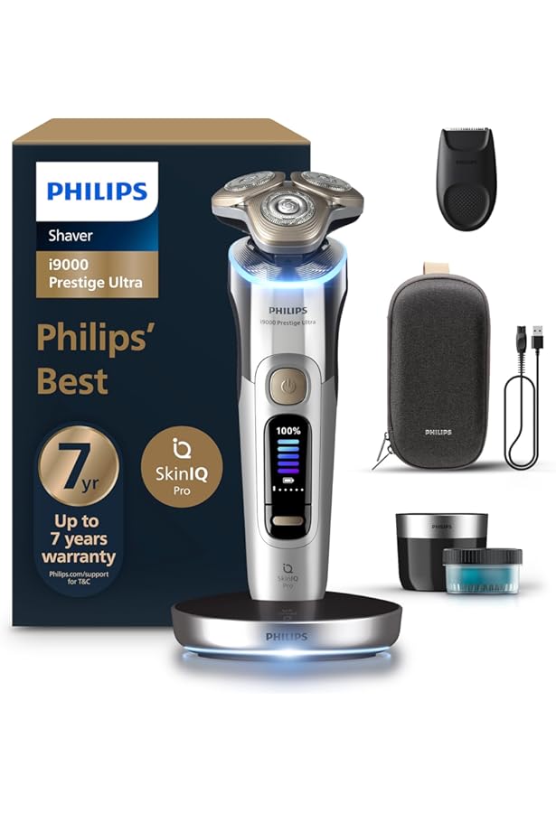 Philips i9000 Prestige Wet & Dry Shaver XP9202/10 | Ultra-close