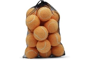 SHYUJAJIE Palline da tennis, confezione da 20 palline da tennis per allenamento, ad alta elasticità, palline da tennis per principianti, palline da gioco per cani