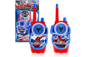 YCAAEO Talkie Walkie Enfants 2 Pièces Talkie-Walkie Araignée Jouet Enfant 3 4 5 6 7 8 Ans Garçon Fille Cadeaux Araignée Takie-Walkies pour Aventures en Plein Air,Camping,Randonnée