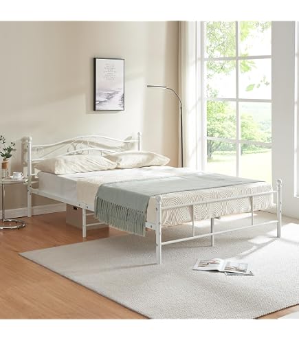 Letto 1 Piazza e Mezza, in Ferro BATTUTO, Modello Matilde, Vari Colori – Sedam Store
