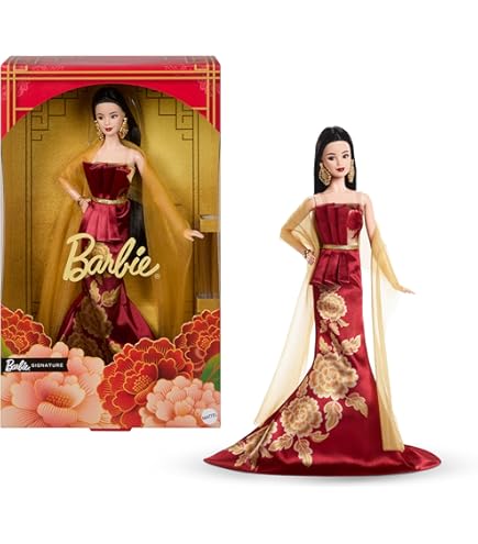 sachin and babi light blue dress Barbie Signature Holiday Barbie 2025 Red Hair main image 1