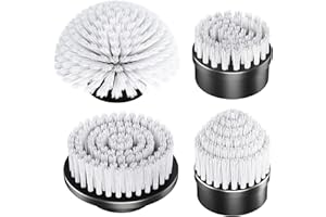 UAOAII Spazzola elettrica per la pulizia Accessori 4 testine, spazzola di ricambio per doccia senza fili per la pulizia di bagni, cucine, pavimenti, piastrelle e vasche da bagno