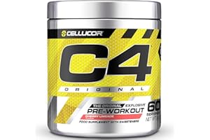 CELLUCOR Poudre pré-entraînement C4 Original - limonade cerise/citron vert | Boisson énergisante pré-entraînement | 150 mg de caféine + bêta-alanine + monohydrate de créatine | 60 portions
