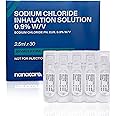 Nanacare Saline Solution 0.9% - 30 X 2.5 ml Vials | Saline Solution for Nebuliser| Sodium Chloride NACL | Sterile Inhalation Saline Solution | Isotonic Solution | Suitiable for Adults & Kids