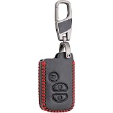 Alisveristime (Toyota Chr, Land Cruiser, Avensis, Auris, Corolla, RAV4 Uyumlu) Deri Anahtar Kılıfı