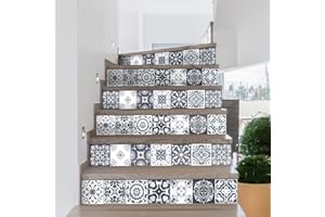 Ambiance Sticker col-RV-0544_15x105cm_4band Aufkleber Treppe Fliesen, Vinyl Acryl, Fluvio, de, 4