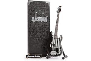 AXMAN Geezer Butler (B Sabbath) - Miniatur-Gitarren-Replik – Musikgeschenke – handgefertigte Verzierung