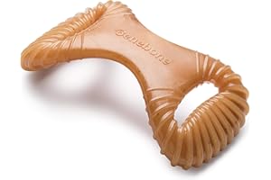 Benebone Trwała zabawka dla psa do żucia żucia, prawdziwego kurczaka, średni, zaktualizowany projekt.