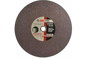 IMJ-GLOBAL Lot de 5 disques de coupe | disque épaisseur 3 mm | diamètre disque 350 mm | diamètre trou 25,4 mm | pour scie à onglets pour acier et acier inoxydable métal