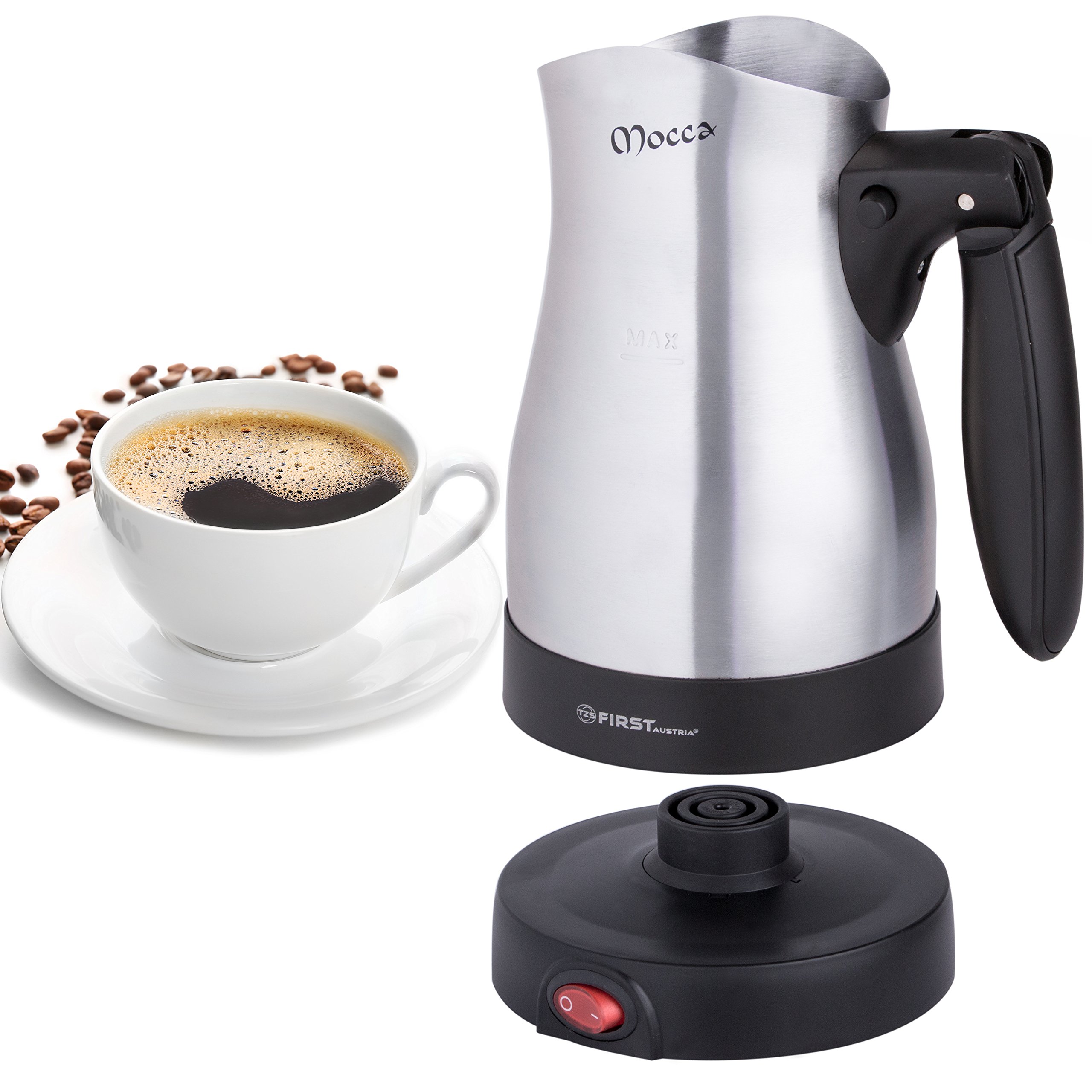 TZS-First-Austria-035-Liter-elektrischer-Trkischer-Kaffeekocher-800W-Mokkakocher-Espressokocher-Wasserkocher