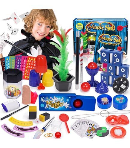 PATIFEED Toverset, toverset met instructies voor elke make-up om uit te voeren, speelgoedcadeau voor kinderen van 6 tot 12 jaar