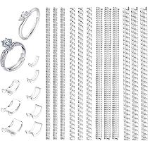 Gleamkid Regolatore Anello Invisibile – Stringi Anello In TPU Trasparente, Morbido E Riutilizzabile, 16 Pezzi Con Panno Pulitore - 4