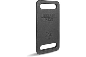 Yes4All Cast Iron Ruck Weight Plates for Backpack - Multiple Size for Rucking, Swings, Squat, Strength Training, Fitness Workout and Home Exercises