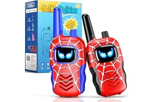 Toyokid Walkie Talkie Bambini, Gioco Bambino 3 4 5 6 7 8 9 10 Anni Maschio Regalo Bimbo Bimba 3-12 Anni Giochi Bambini 3-12 Anni Giocattoli Giochi da Esterno per Bambini
