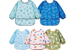 Lictin Baby Bibs with Sleeves