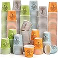 AVLA 800 Pack Disposable Paper Cup, 60 ml Mini Bathroom Mouthwash Cup, Paper Sampling Cup, Small Hot Cold Beverage Drinking Cups for Coffee Bar, Party, Picnic, Barbecue, Travel and Events