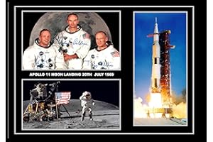 SIGNED BY THE STARS STUNNING QUALITY APOLLO 11 SIGNED/AUTOGRAPHED PHOTO