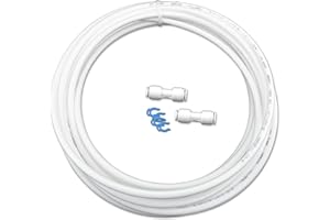 FILTROTECH VS-3/7 Wasserschlauch Verlängerungs-Set für Kühlschrank Side by Side Wasserfilter für 6,35mm (1/4") Schlauch 7m.