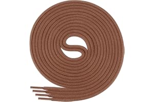 Di Ficchiano runde Schnürsenkel für Business, Sport- und Lederschuhe - reißfester Allroundsenkel - ø 3mm - Längen 60 cm - 130 cm - 25 Farben aus Polyester - Made in Europa