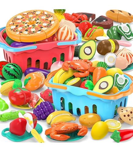 Play Grocery Store Food Kids Store Play Set JOYIN 30Pcs Play Food