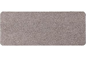 ‎ANRO ANRO Schuhparkplatz Fußmatte rutschfest Fußabtreter Schmutzfangmatte Indoor Sauberlaufmatte schmal Abtropfmatte für Eingang Uni Beige 30 x 75 cm