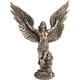 Veronese Design 8 1/8 In&ccedil; Icarus U&ccedil;uş Soğuk D&ouml;k&uuml;m Re&ccedil;ine Bronz Kaplama Yunan Mitolojisi Heykeli Ev Dekor Hediye