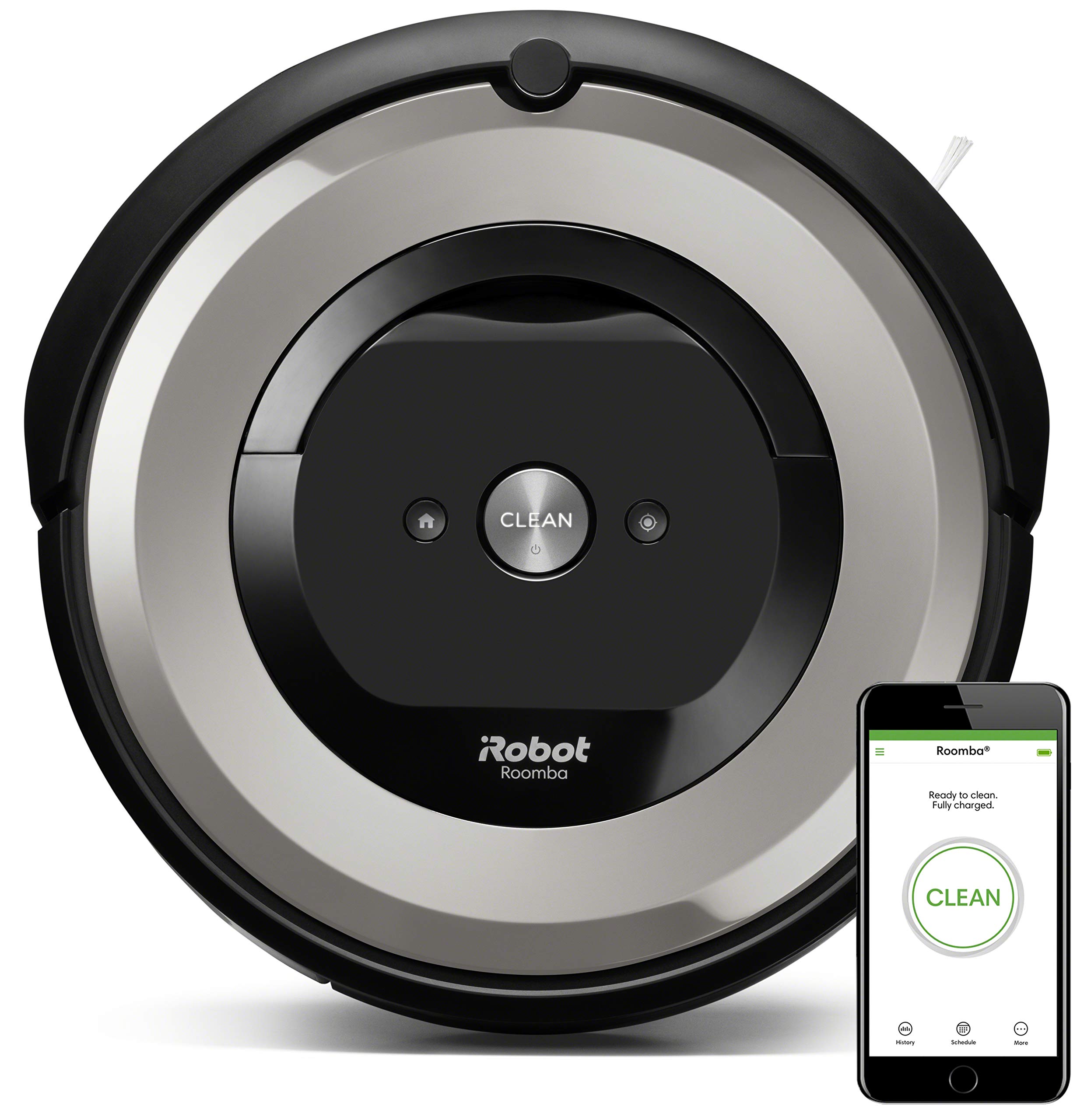 Comprar iRobot Roomba e5154 - Robot Aspirador Óptimo Mascotas, Succión 5  Veces Superior, Cepillos de Goma Antienredos, Sensores Dirt Detect, Suelos  Duros y Alfombras, Wifi, Programable App, compatible Alexa Rebajas Ofertas  Chollos