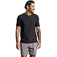 True Classic Workout Shirts for Men - Athletic Tops & Gym Shirts for Men, Quick-Dry Mens Workout Shirt, Pack of 1, Black, L