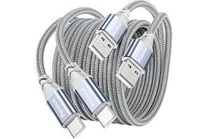 PLOIWUE USB C Charger Cable 3M 2Pack USB A to USB C Type C Charger Fast Charging 3A ， for Samsung Galaxy S22 S21 S20,Pixel 6 7 8,Note 10 9 8,LG V20 G8 G7,Huawei P30 P20,Google Pixel,Xiaomi