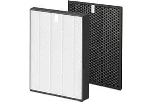Fishoney FY2420/30 Set di filtri compatibile con Philips AC2882, AC2887, AC2889 e AC3829, serie 2000 e 3000, sostituisce FY2422 e FY2420, 1 filtro di ricambio HEPA, 1 filtro a carbone attivo