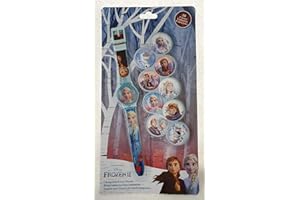Kids Licensing |Reloj Analógico Niños | Reloj Frozen II | Esferas Intercambiables |Kit Reloj Infantil + Esferas Personalizables | Reloj de Pulsera Infantil | Reloj de Aprendizaje | Licencia Oficial