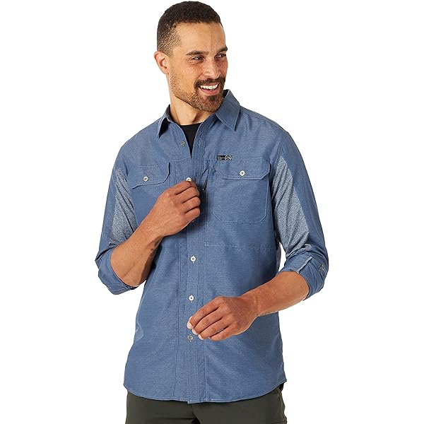 Dickies Camicia Da Lavoro Uomo Manica Lunga Rinfrescante - Colore Carbone, Modello Single DYE - 4