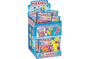 Haribo Bonbon Gélifié Super Mini Frites Pik 40 g x 30 Sachets
