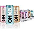 OHMG Sparkling Magnesium Water Variety Pack - 12 x 330ml cans | Zero-Calorie Magnesium Drink Featuring Magnesium Glycinate, Citrate & Malate | Sugar-Free, 100mg of Essential Magnesium Supplement